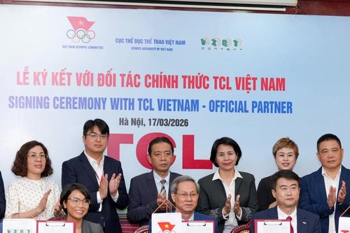 Ủy ban Olympic Việt Nam công bố thỏa thuận hợp tác chiến lược với TCL, hướng đến Đại hội ASIAD 2026