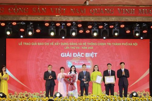 Trao Giải Báo chí về xây dựng Đảng và hệ thống chính trị Thành phố Hà Nội
