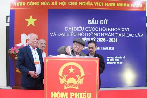 Người dân cả nước nô nức đi bỏ phiếu