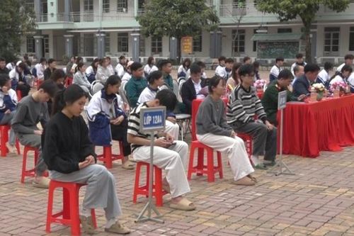 Xã Phục Hòa tuyên truyền hướng nghiệp tuyển sinh quân sự cho 126 học sinh