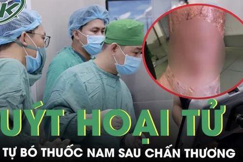 Tự bó thuốc nam sau chấn thương, người đàn ông viêm mô bào suýt hoại tử