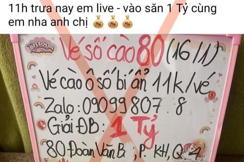 Cảnh giác bẫy 'xổ số cào online' trên mạng xã hội