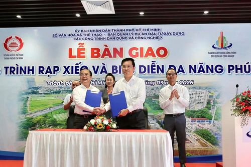 TPHCM: Bàn giao và đưa vào vận hành công trình Rạp xiếc và biểu diễn đa năng Phú Thọ