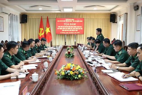 Tọa đàm khảo sát đề tài khoa học cấp Bộ Quốc phòng tại Ban Chỉ huy Bộ đội Biên phòng tỉnh An Giang
