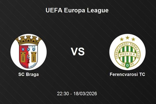Nhận định SC Braga vs Ferencvarosi TC - UEFA Europa League: Thử thách cho đội chủ nhà