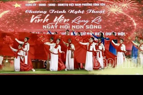 Rực rỡ đêm nghệ thuật chào mừng thành cuộc công bầu cử