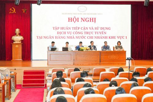 NHNN Khu vực 1 tập huấn dịch vụ công trực tuyến, nâng cao hiệu quả cải cách hành chính