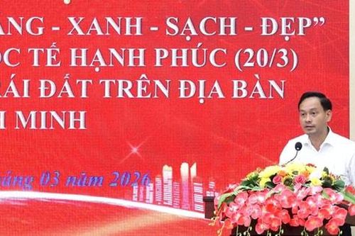 Xã Bình Minh phát động thi đua 'sáng - xanh - sạch - đẹp'