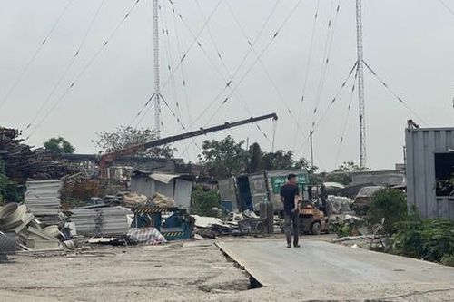 Hiện trạng khu đất 4,3 ha vi phạm ở phường Đại Mỗ, Hà Nội