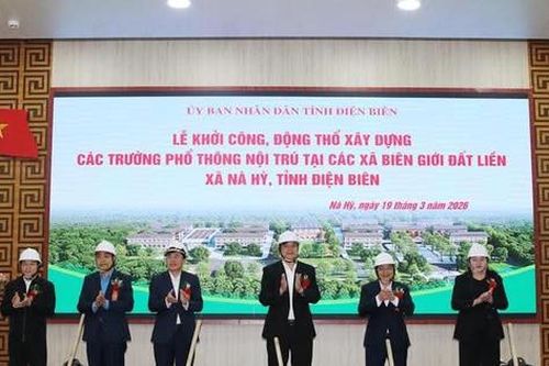 Điện Biên: Khởi công xây dựng trường học nội trú