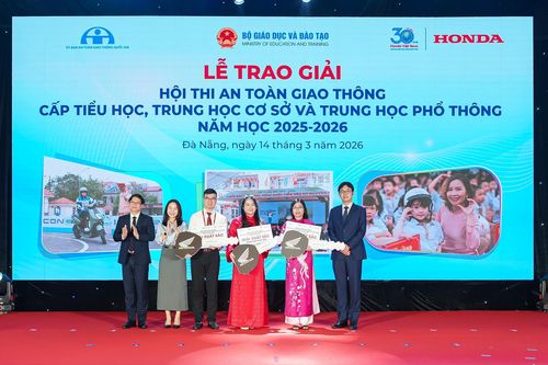 Trao giải Hội thi ATGT trong các cơ sở giáo dục phổ thông toàn quốc