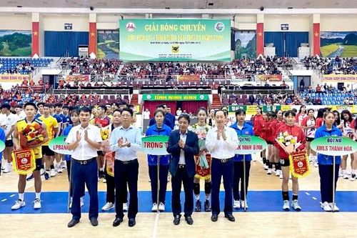 Khởi tranh Giải bóng chuyền cúp Hoa Lư-Bình Điền năm 2026