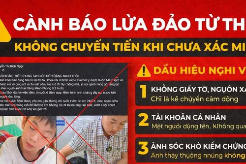 Bác bỏ thông tin kêu gọi hỗ trợ bệnh nhân ở Đắk Lắk