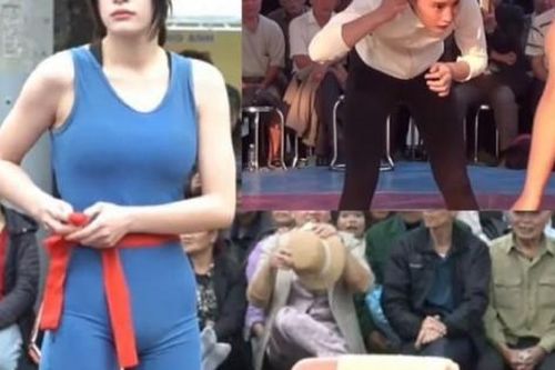 'Thần tiên tỷ tỷ' Thu An đấu vật với trai làng, trận đấu bao người ao ước