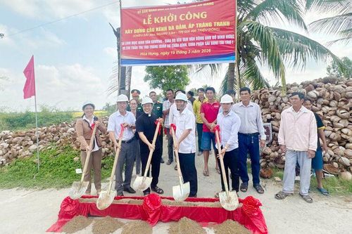 Khởi công xây dựng cầu kênh Bà Đầm