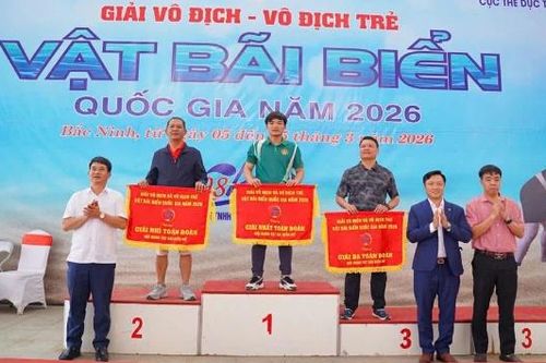 Vật bãi biển - mũi nhọn mới của thể thao Bắc Ninh