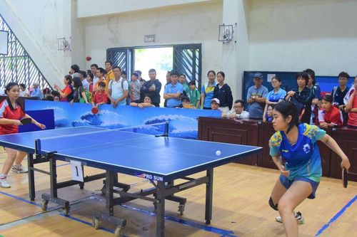 Sôi động sân chơi bóng bàn