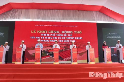 Khởi công đồng loạt 121 Trường Phổ thông Nội trú liên cấp tại các xã biên giới