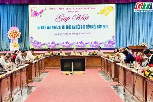Điểm tin trưa: Gia Lai gặp mặt văn nghệ sĩ, trí thức và kiều bào tiêu biểu năm 2026