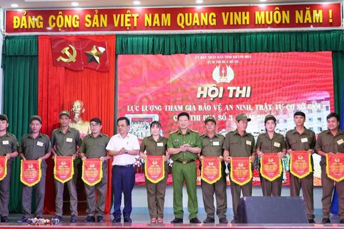 Sôi nổi Hội thi lực lượng an ninh trật tự cơ sở giỏi cụm thi đua số 3