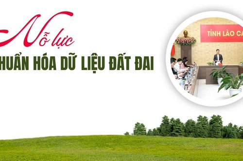 Nỗ lực chuẩn hóa dữ liệu đất đai