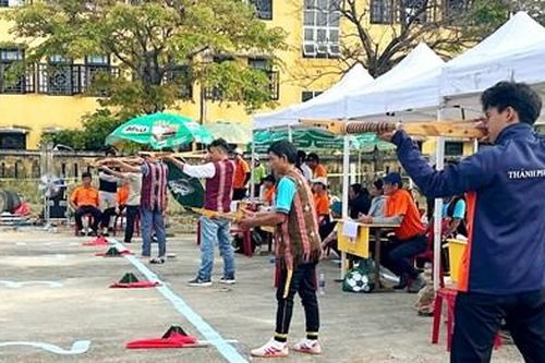 Khai mạc giải bắn nỏ Đại hội Thể dục thể thao thành phố