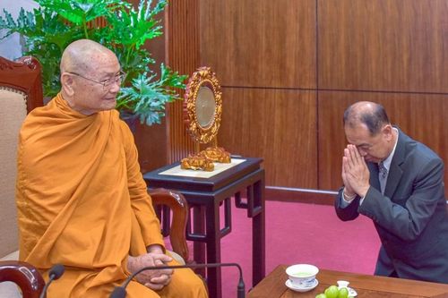 Cục Tôn giáo - Bộ Văn hóa Thái Lan thăm chư vị Trưởng lão Hội đồng Chứng minh, Ban Trị sự Phật giáo TP.HCM