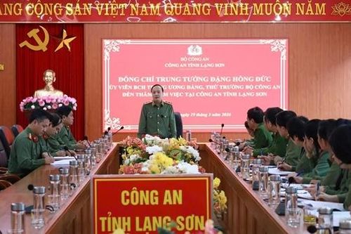 Tăng cường đầu tư, trang bị, nâng cao tiềm lực cho Công an tỉnh Lạng Sơn