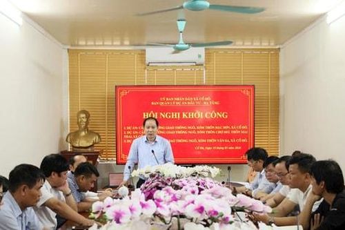 Xã Cổ Đô đẩy mạnh cải tạo đường giao thông trong khu dân cư