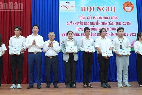 Quỹ Khuyến học Nguyễn Sinh Sắc vận động, tiếp nhận 152 tỷ đồng