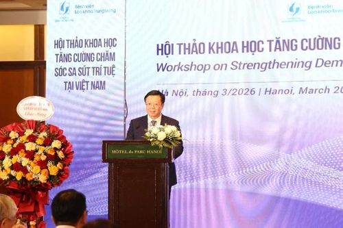 Hướng tới hệ thống toàn diện và bền vững trong chăm sóc sức khỏe sa sút trí tuệ