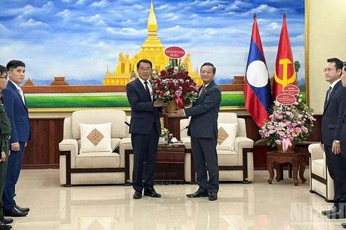 Chúc mừng kỷ niệm 71 năm Ngày thành lập Đảng Nhân dân Cách mạng Lào