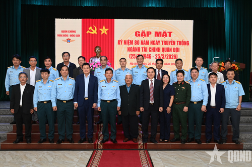 Ngành Tài chính Quân chủng Phòng không - Không quân gặp mặt kỷ niệm