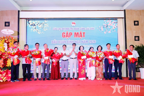 Câu lạc bộ hưu trí Quân cảng Sài Gòn tổ chức gặp mặt đầu xuân