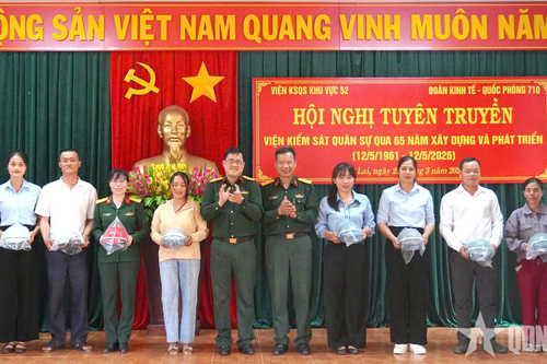 Lan tỏa niềm tự hào 65 năm truyền thống Viện kiểm sát quân sự tại địa bàn chiến lược