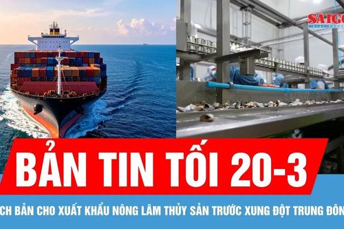 Bản tin tối 20-3: Kịch bản cho xuất khẩu nông lâm thủy sản Việt Nam trước xung đột Trung Đông