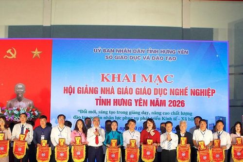 Khai mạc Hội giảng nhà giáo giáo dục nghề nghiệp tỉnh Hưng Yên năm 2026