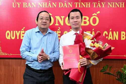 Ông Trương Tấn Sơn được bổ nhiệm làm Giám đốc Sở Công Thương tỉnh Tây Ninh
