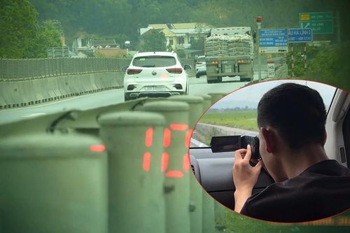 CSGT hóa trang ghi hình trên cao tốc: Tài xế vượt ẩu, quá tốc độ vào tầm ngắm