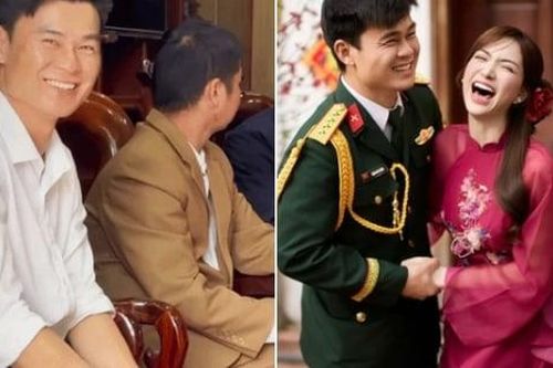 Vẻ mặt hiền 'khô' của chồng Hòa Minzy khi đi hỏi vợ