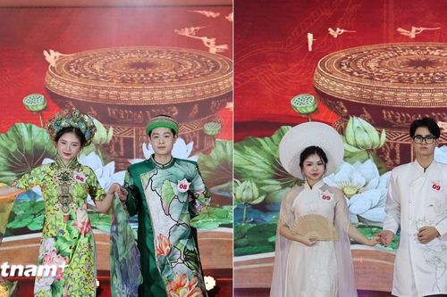 Vẻ đẹp tự tin của các thí sinh trong cuộc thi Học sinh thanh lịch ở trường THCS Ngô Sĩ Liên