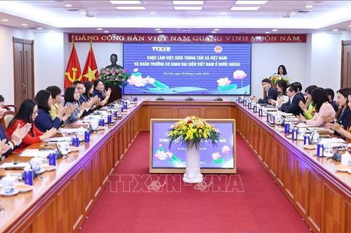 Lãnh đạo TTXVN làm việc với các Trưởng Cơ quan đại diện Việt Nam ở nước ngoài