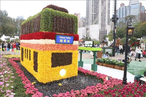 Khám phá các kiến trúc đặc sắc của Hong Kong tại triển lãm hoa