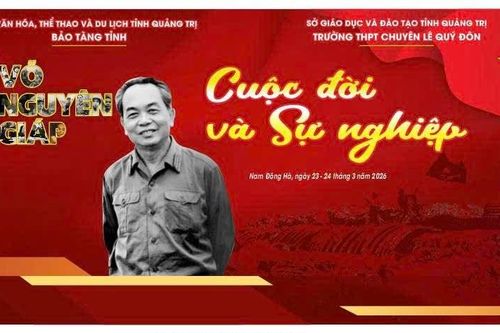Triển lãm chuyên đề về cuộc đời và sự nghiệp Đại tướng Võ Nguyên Giáp diễn ra từ 23-24/3