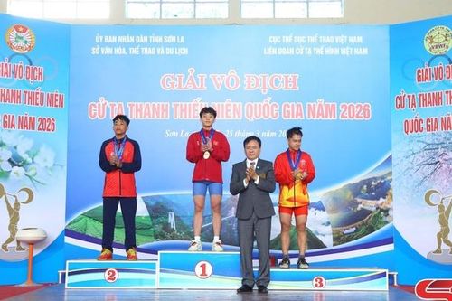 Khai mạc Giải vô địch cử tạ thanh thiếu niên quốc gia năm 2026