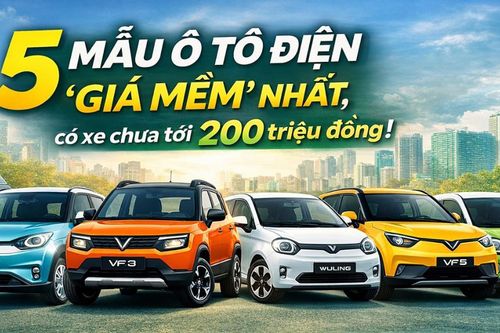5 mẫu ô tô điện 'giá mềm' nhất, có xe chưa tới 200 triệu đồng, VinFast so kè các hãng xe Trung Quốc