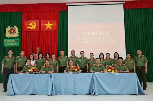 Cụm thi đua số 9, Bộ Công an ký kết giao ước thi đua năm 2026