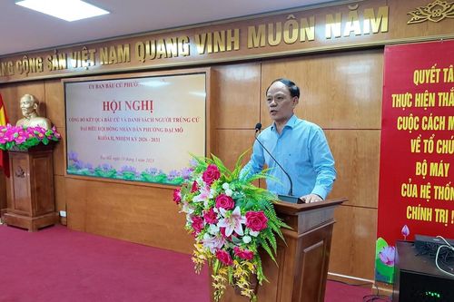 Phường Đại Mỗ công bố kết quả bầu đại biểu HĐND phường