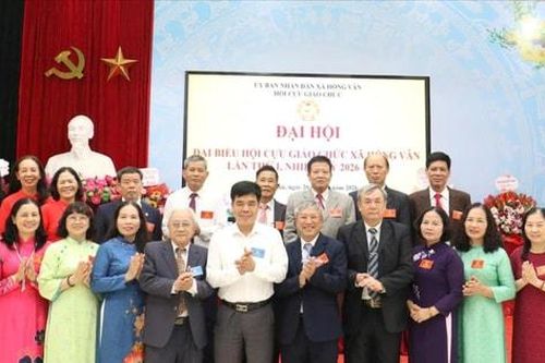 Cựu giáo chức xã Hồng Vân đóng góp tích cực vào sự nghiệp giáo dục