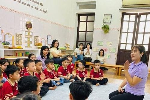 Xã Dương Hòa: Kiến tập chuyên đề lan tỏa đổi mới giáo dục mầm non
